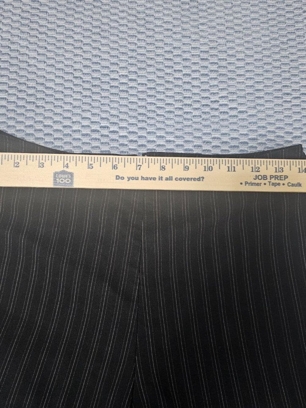 Unbranded Women's Black with White Stripes Sleek Tailored Office Pants - Size 28 - Picture 5 of 8